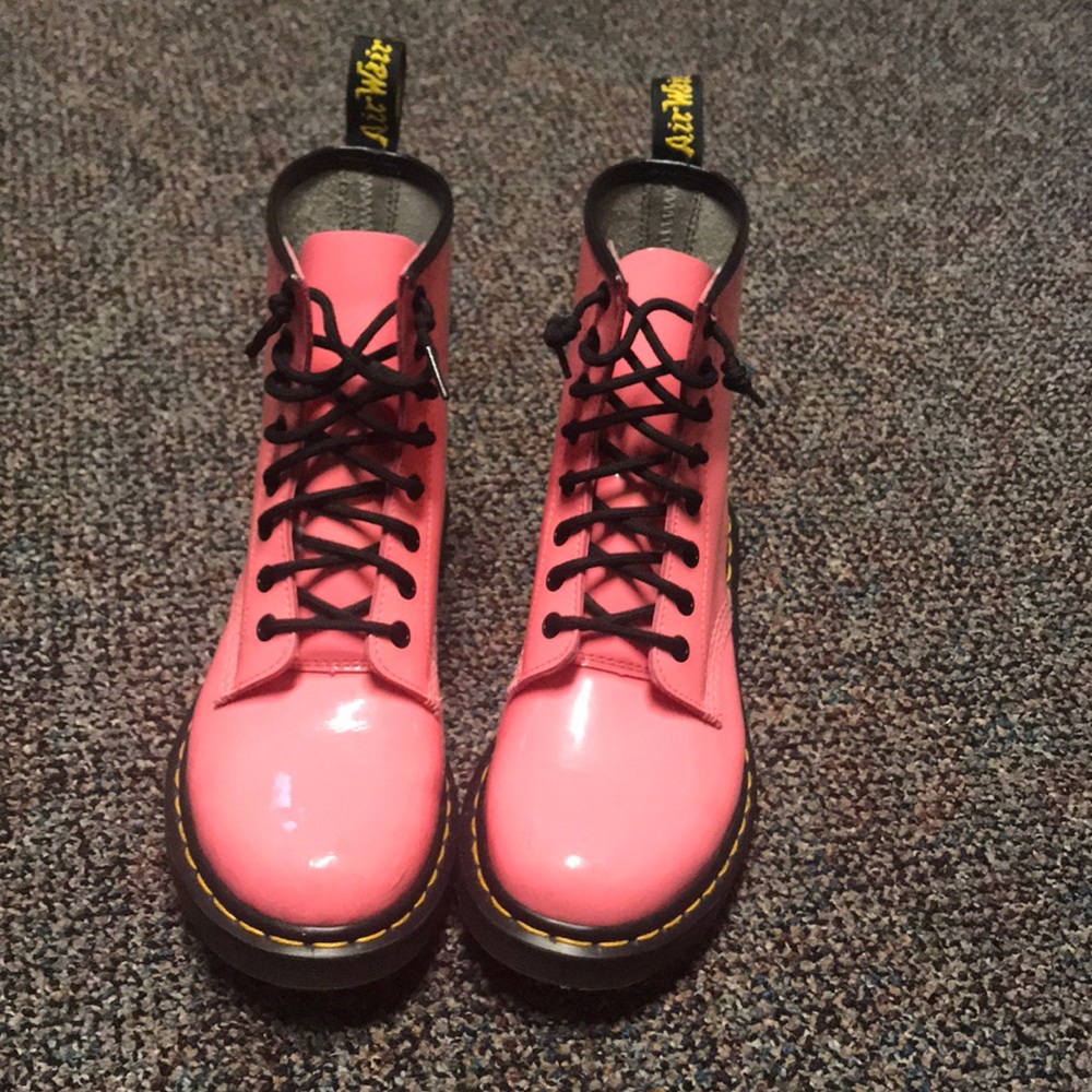 Pink Dr. Marten Boots
